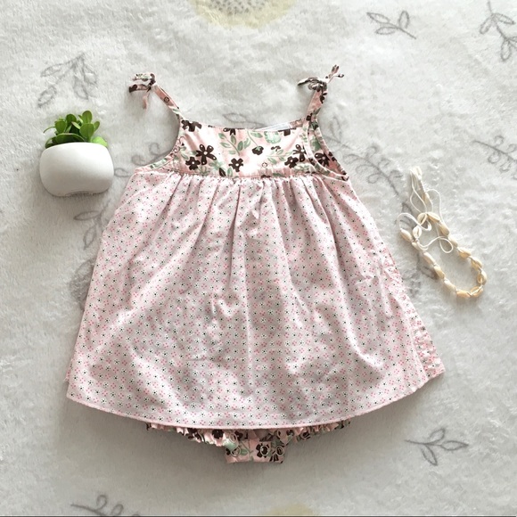 Lullaby Club Other - Baby Girls Lullaby Club  Floral Dress (9 Months)